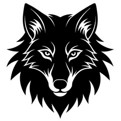 Fototapeta premium wolf head vector