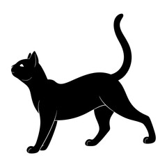 black cat silhouette