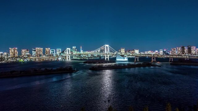 Timelpase 1 Tokyo Rainbow Bridge Odaiba