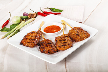 Thai Street foof pork satay