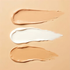 White and beige sprinkles