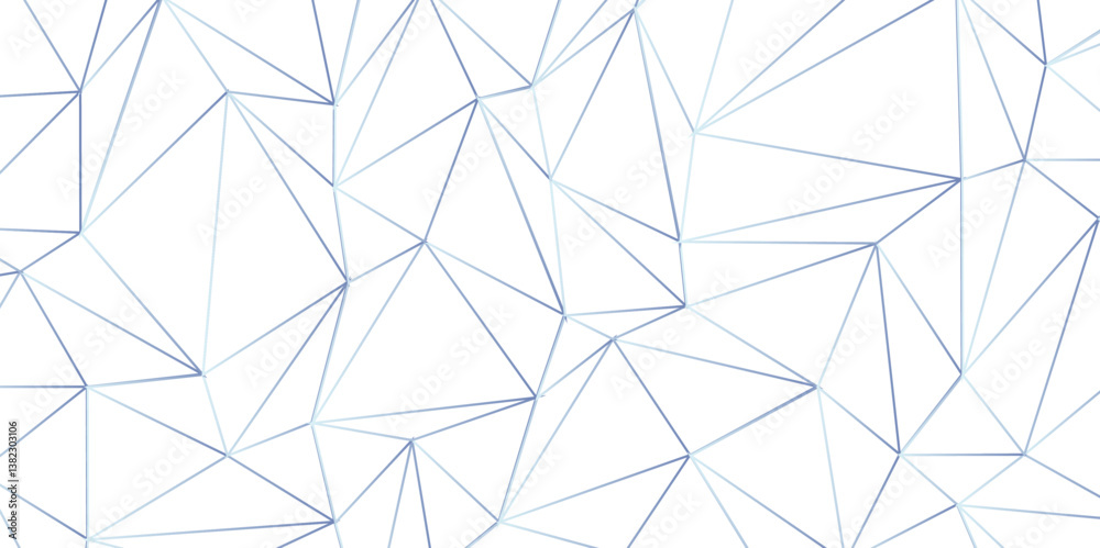 Poster Abstract low poly geometric triangle grid background. Mockup isolated on white background. Retro of geometric shapes. Stock vector technology graphic web design wallpaper template, vector illustration