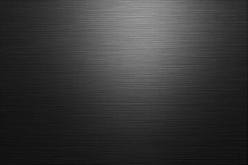 Dark brushed metal background with subtle light reflection.