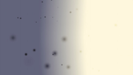 Soft Gray and Cream Gradient Abstract Background with Floating Blurred Particles