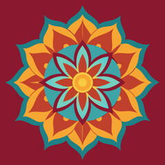 vector illustration of a mandala
