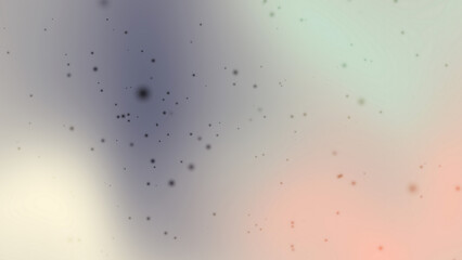 Blurry background with scattered black dots