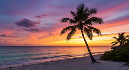 Sunset Serenade AI Generated