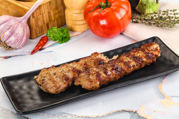 Beef kebab minced meat shashlik