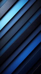 Obraz premium Stunning Blue Diagonal Stripes 4K Wallpaper & Mobile Wallpaper
