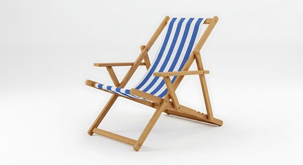 Striped Summer Slumber AI Generated