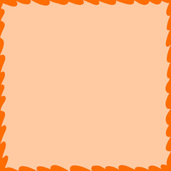 orange bordered background 
