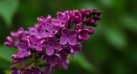 Lilac Twilight Embrace AI Generated