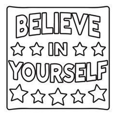 Coloring book, Coloring Page, bold & easy coloring page, background, inspirational quotes, inspirational words, inspirational word of god, inspirational work, Vector illustration, line art, silhouette