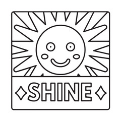 Coloring book, Coloring Page, bold & easy coloring page, background, inspirational quotes, inspirational words, inspirational word of god, inspirational work, Vector illustration, line art, silhouette