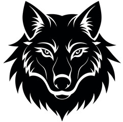 Fototapeta premium i-need-vectors-silhouette-of-wolf-head 