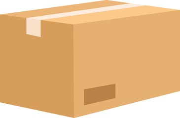 Cardboard Box Storage Pile Vector Illustration