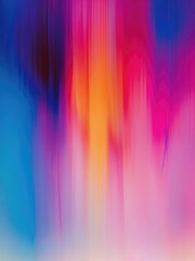 A vibrant wave of color flows in a smooth, curving motion—blending bright rainbow tones like orange, yellow, and blue. This abstract design creates a dynamic backdrop, perfect for art, wallpaper, or i
