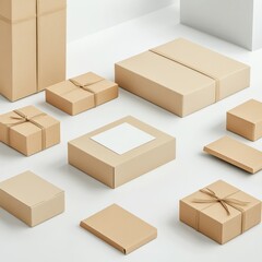 Creative Packaging Mockup Blank Boxes & Designs