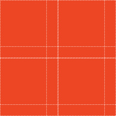 Fire white and Pale reddish orange Seamless Tartan Fabric Design