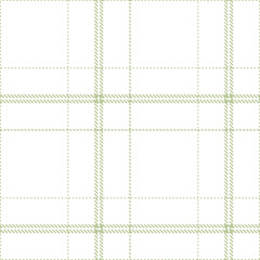 Pastel greenish grey and Light white Seamless Tartan Fabric Design