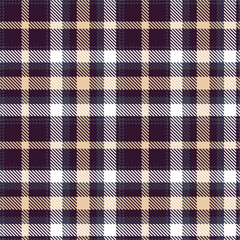 Rich dark grey blue Tartan patterns fabric texture. Elegant Neon eggplant Seamless Tartan