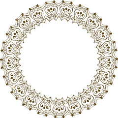 Beautiful Mandala Art and Vector Mandala Design Image.