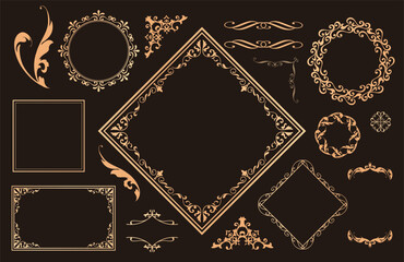 アンティークフレームセット