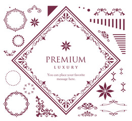 アンティークフレームセット