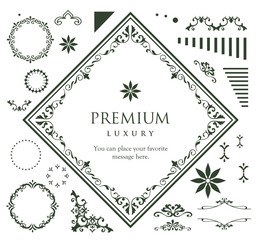 アンティークフレームセット