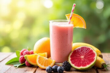 Fototapeta premium Tropical Blended Drink