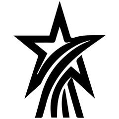 Award-winning silhouette star for design illustrations