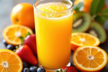 Vitamin C Juice Focused View