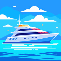 cruise ship on the sea