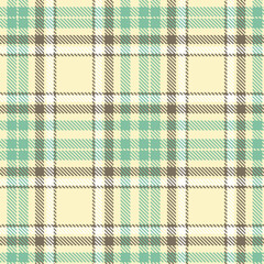 Elegant Vivid pale & Smoky brownish grey Seamless Tartan Fabric Design