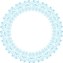 Beautiful flower art and mandala vector design