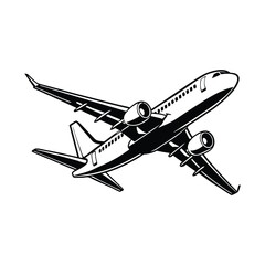 Airplane Silhouette Illustration