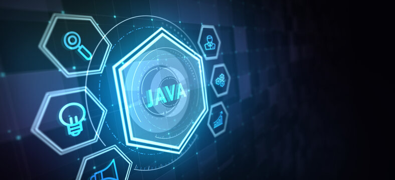 Software, web development, programming concept. Programming languages java and program. Software development. 3d illustration