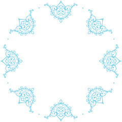 Beautiful flower art and mandala vector design