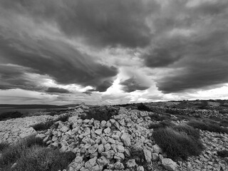 heavy clouds
