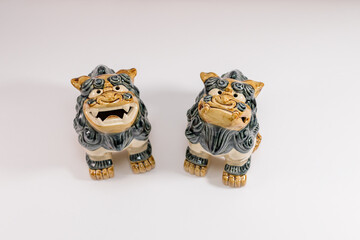 シーサー　焼き物　Shisa pottery Okinawa traditional crafts