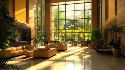 103.Concept 3: Large living room, in a modern luxury style, with large windows and other furniture
