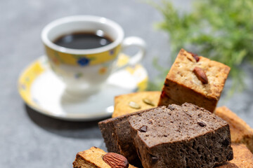 コーヒーとスコーン　コーヒーブレイク　Coffee and scones coffee break