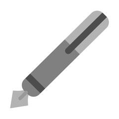 Fountain Pen Vector Flat Icon Design