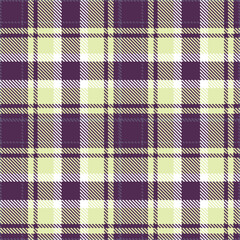 Elegant Light grape & Sandy light khaki Seamless Tartan Fabric Design