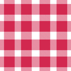 Elegant Seamless Tartan featuring Autumn white and Deep lipstick Fabric Design