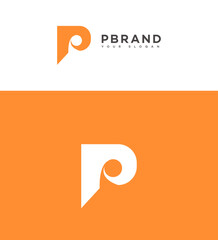 P Letter Logo Design Minimalist Letter P Icon, Creative Branding