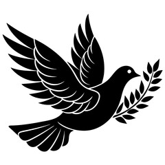 Obraz premium dove of peace vector