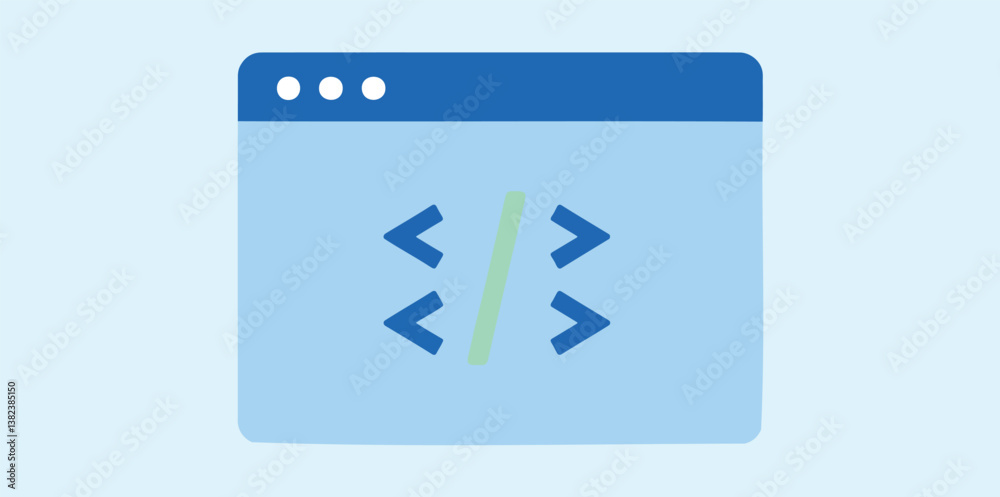 Poster simple code in a browser window