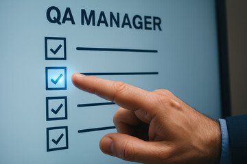 Efficient QA manager ensures quality assurance through meticulous checks and balances in every process