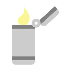 Lighter Vector Flat Icon Design